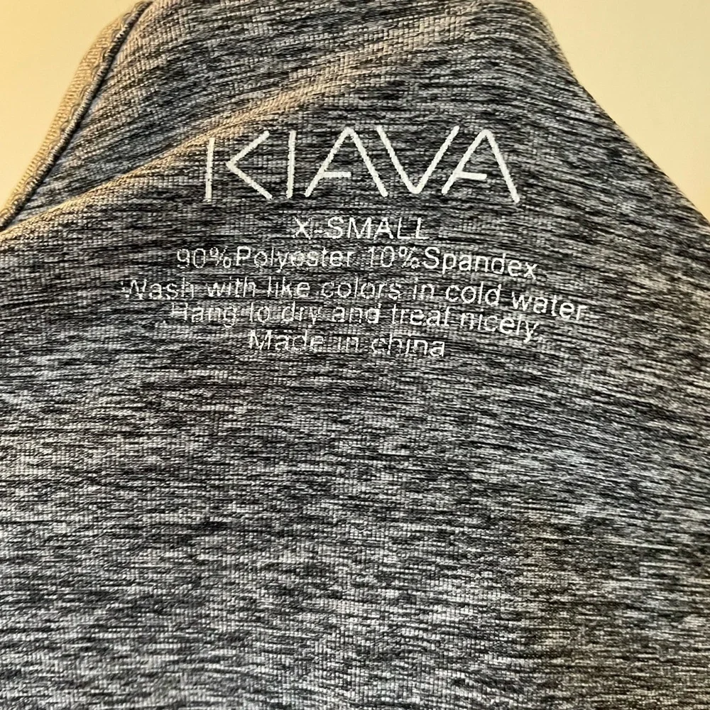 RARE Kiava | Strappy Mesh Racerback Tank | Size XS | Black and Gray - Picture 7 of 7